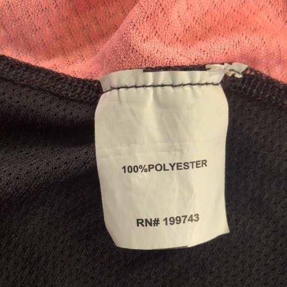 Emily B Women's Activewear Top Size L Pink Black Athletic‎ T-Shirt - Picture 5 of 10